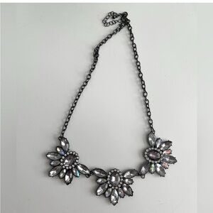 Black and Silver Statement Necklace